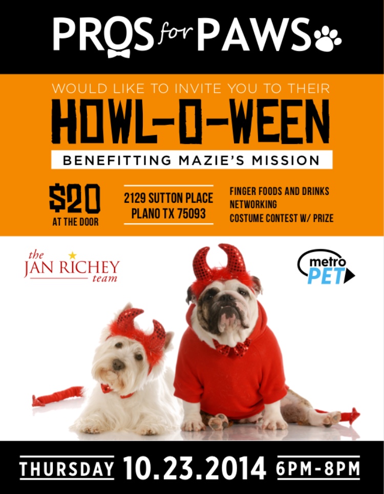 Howl-O-Ween 14' event, Oct 23rd 6pm-8pm 